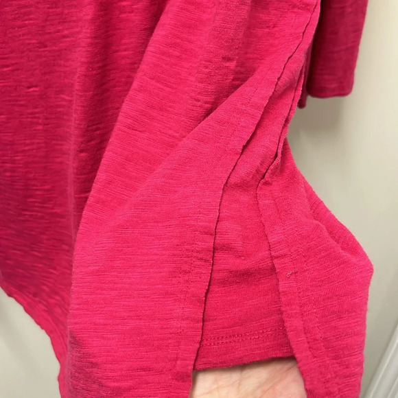 Chico's The Ultimate Tee Pink 3/4 Sleeve Top Women's XL Size 3 - Picture 4 of 9